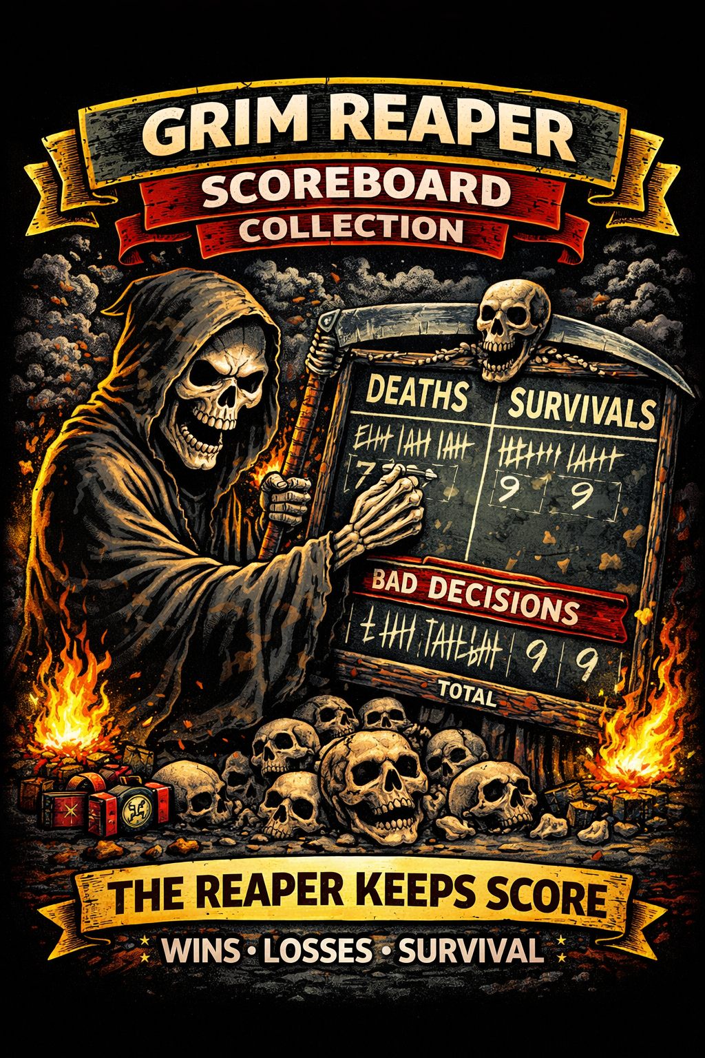 ☠️Grim Reaper Scoreboard Collection☠️