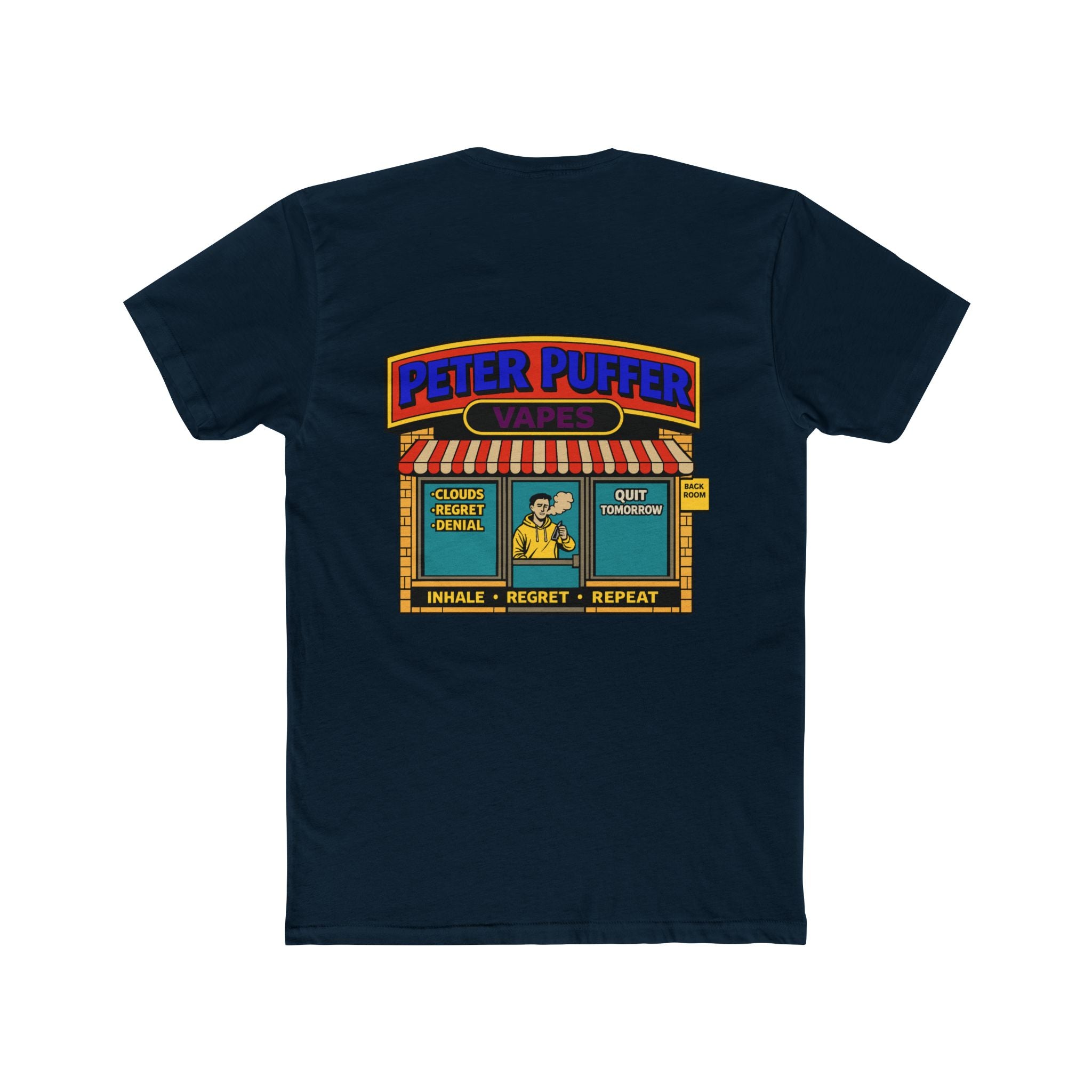 Peter puffer vapes shirt funny vape shirt chaos mall shirt parody store shirt dark humor tee sarcastic humor shirt funny graphic tee edgy humor shirt