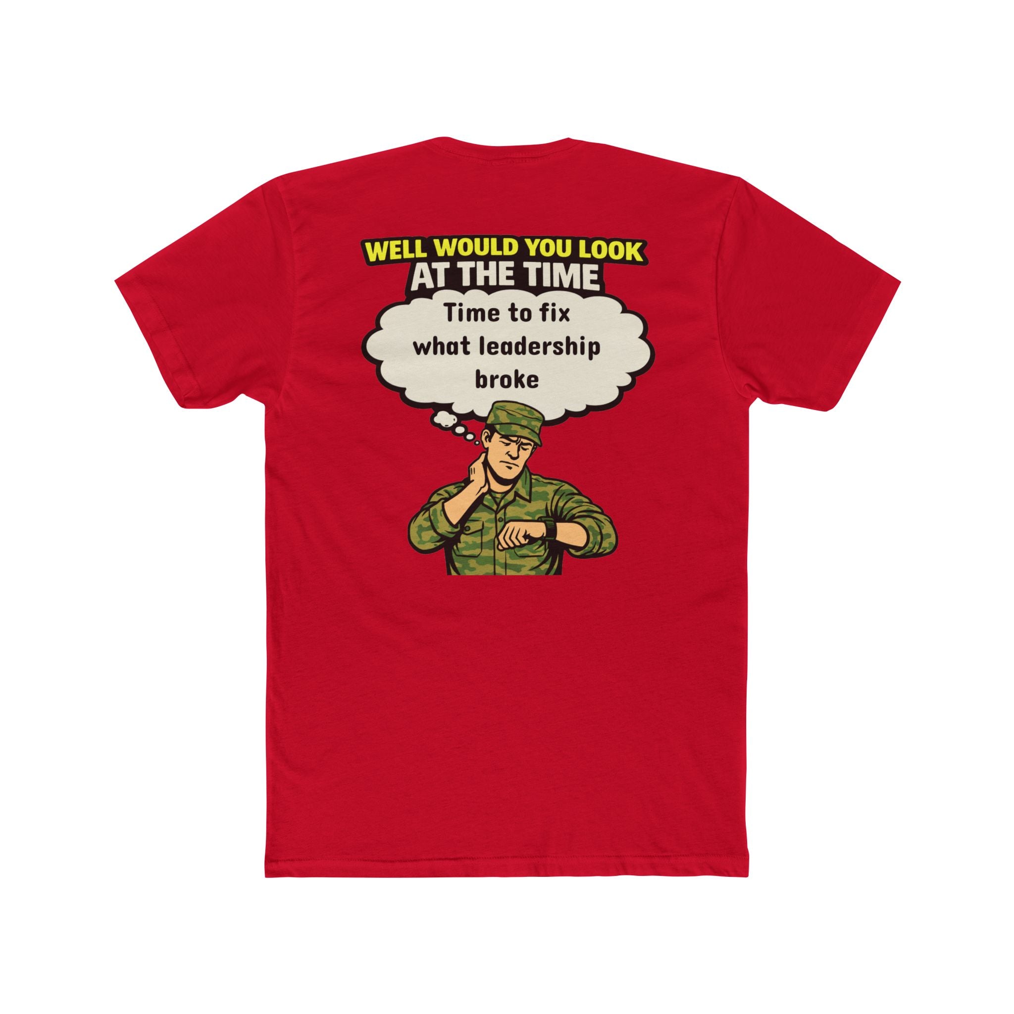 Military Humor Shirt Time To Fix What Leadership Broke Funny Army Shirt Veteran Humor Tee Dark Humor Military Gift Sarcastic Soldier Shirt
