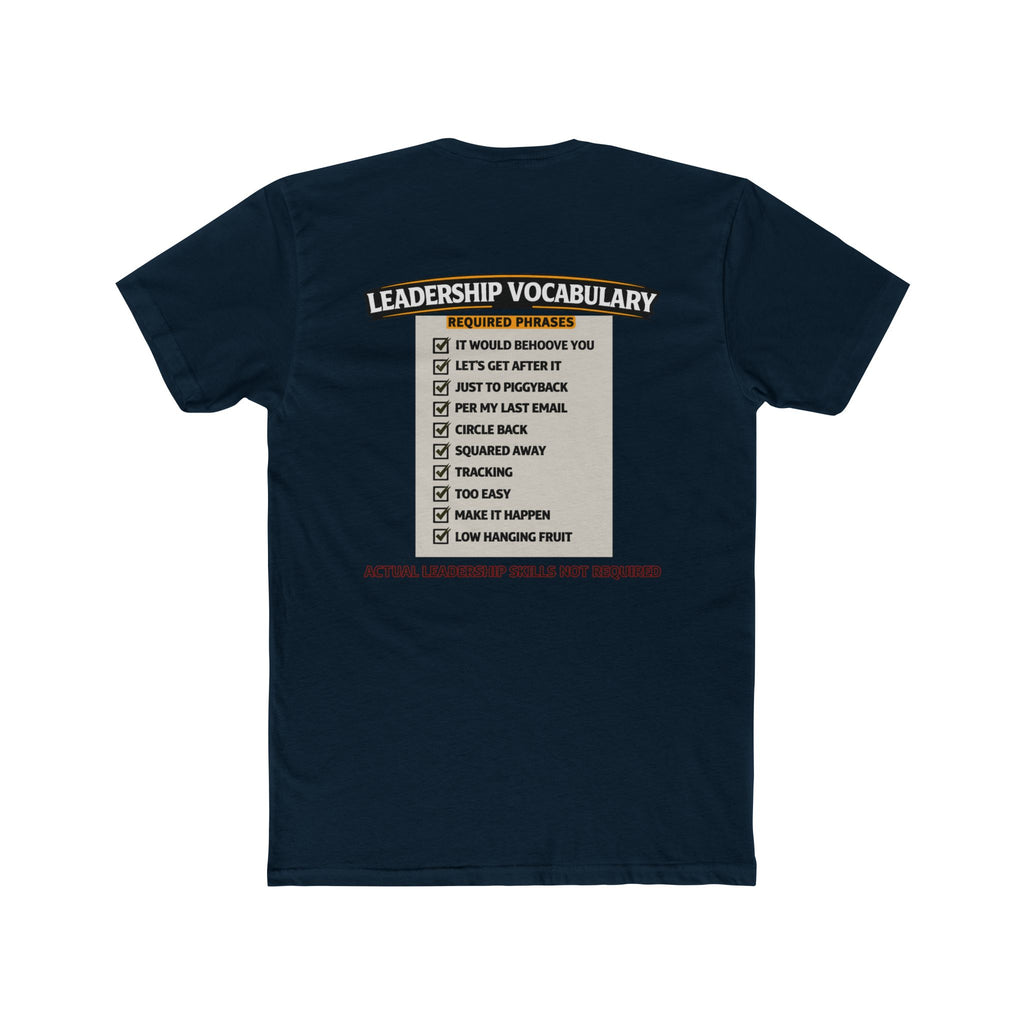 Leadership Vocabulary Shirt Military Humor Funny Army Leadership Shirt Veteran Humor Graphic Tee