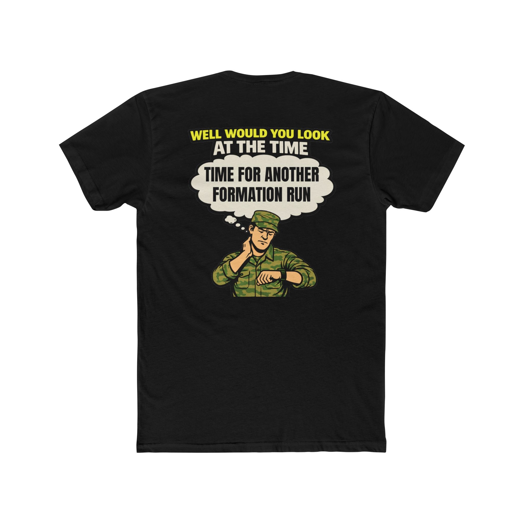 Military humor shirt formation run shirt funny army shirt hurry up and wait tee veteran humor shirt sarcastic military tee barracks humor shirt