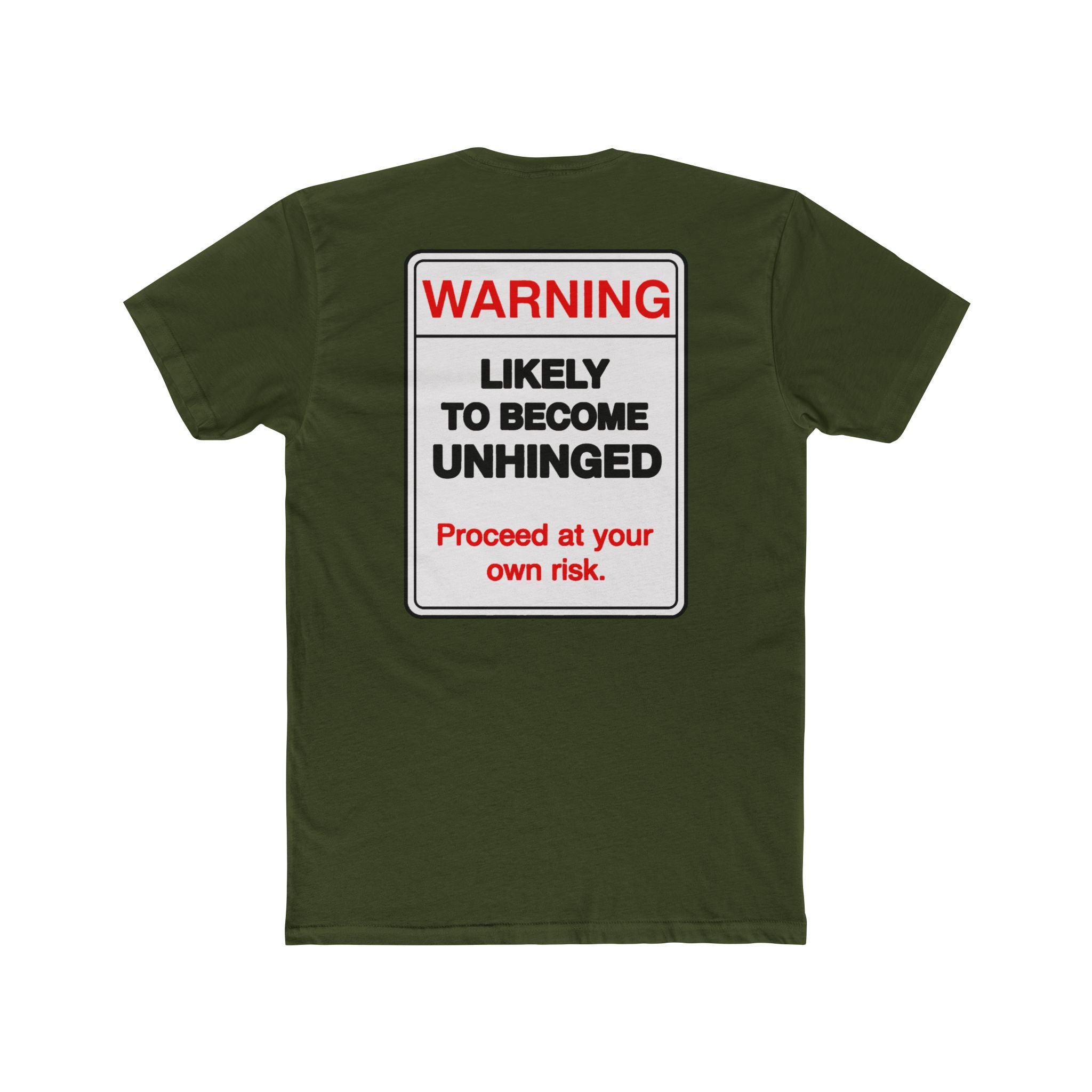 Warning Likely To Become Unhinged Shirt Funny Dark Humor Tee Sarcastic Shirt Gift For Him Gift For Her
