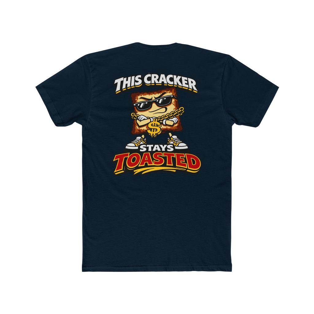 Funny Toasted Cracker Shirt Graphic Tee Streetwear Humor Cartoon Snack Shirt Edgy Funny Shirt Chaos Cracker Collection