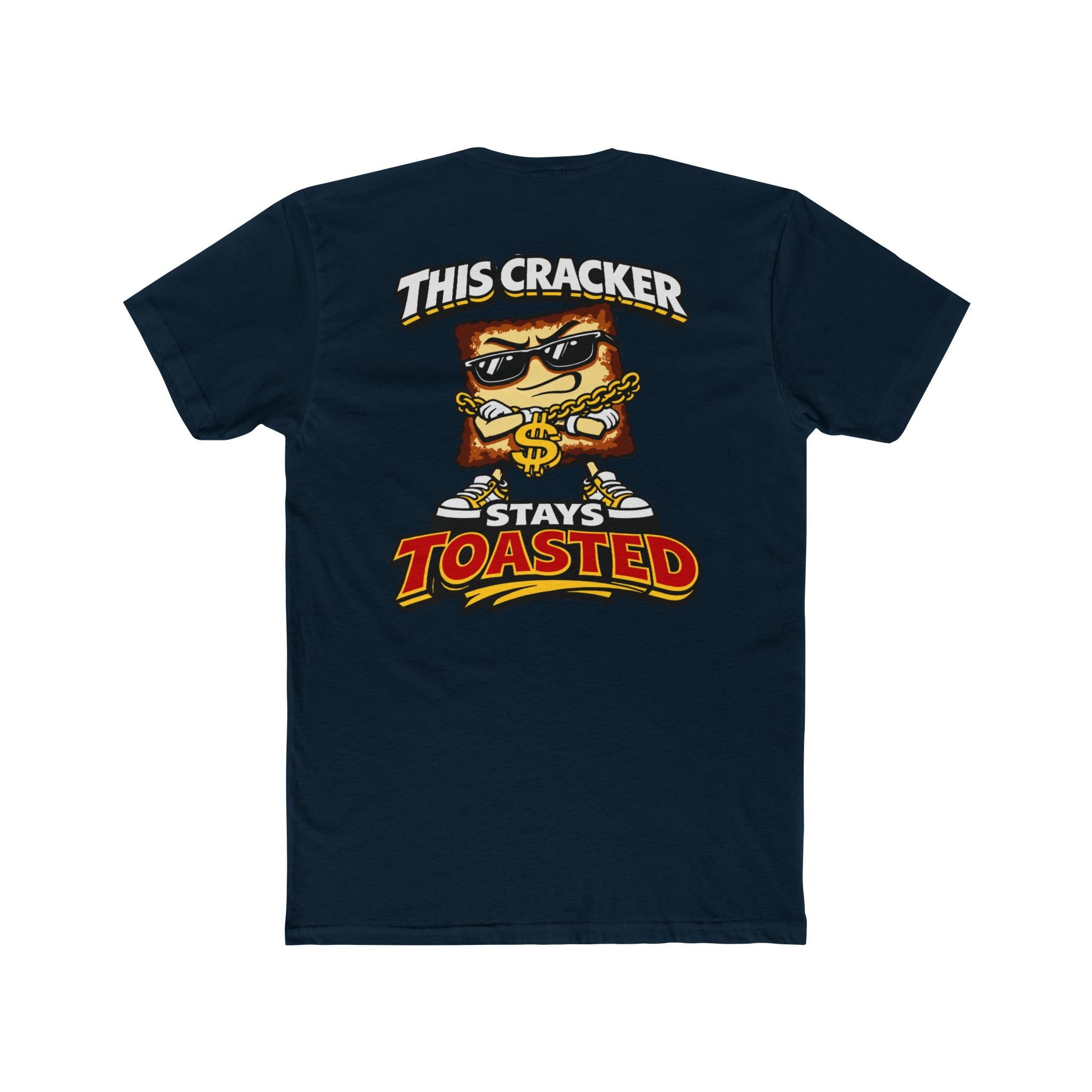 Funny Toasted Cracker Shirt Graphic Tee Streetwear Humor Cartoon Snack Shirt Edgy Funny Shirt Chaos Cracker Collection