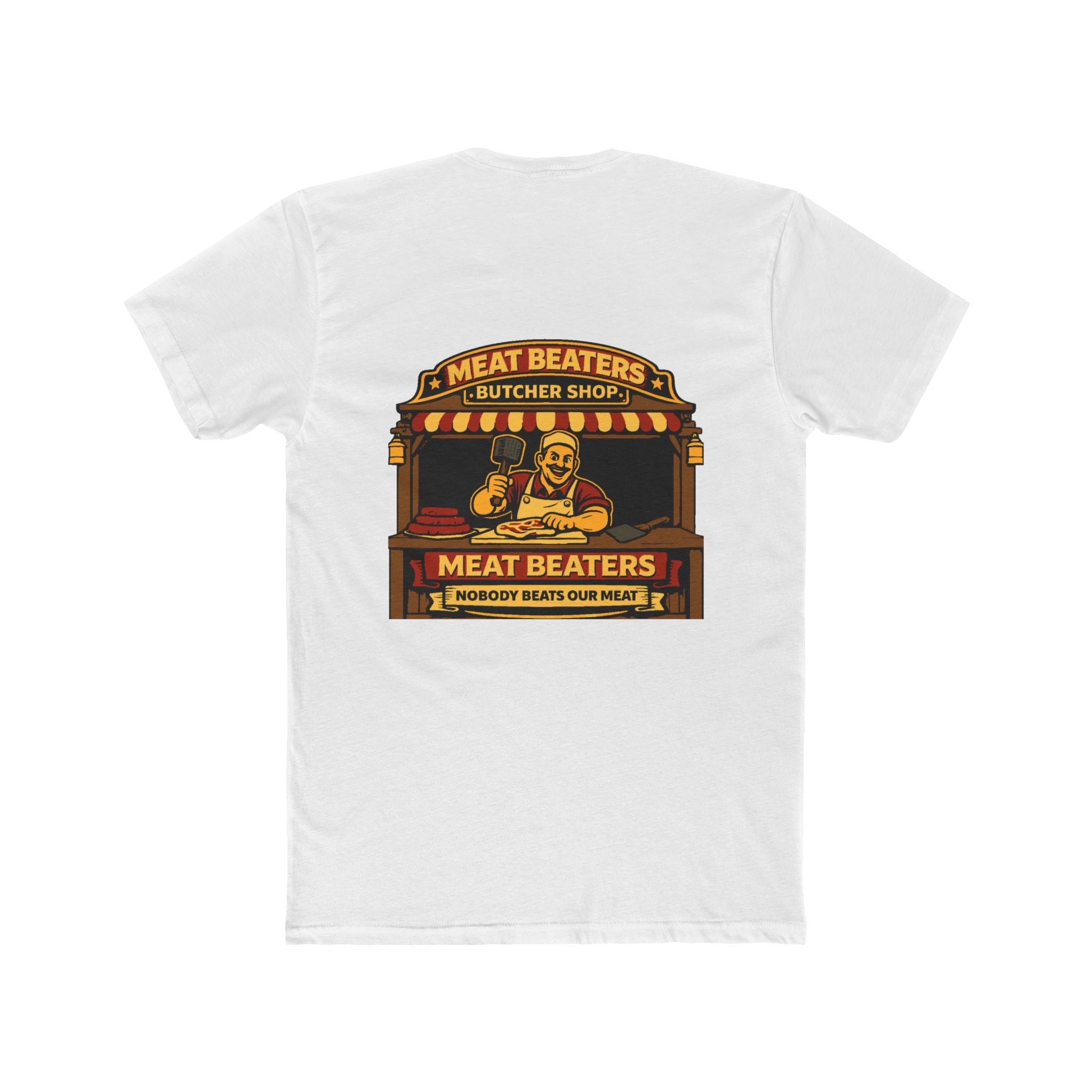 Chaos Mall Meat Beaters Retro Mall Parody Tee Funny  Shirt Dark Humor