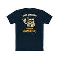 This Cracker Keeps It Gangster Funny Saltine Cracker Shirt Cartoon Food Humor Tee
