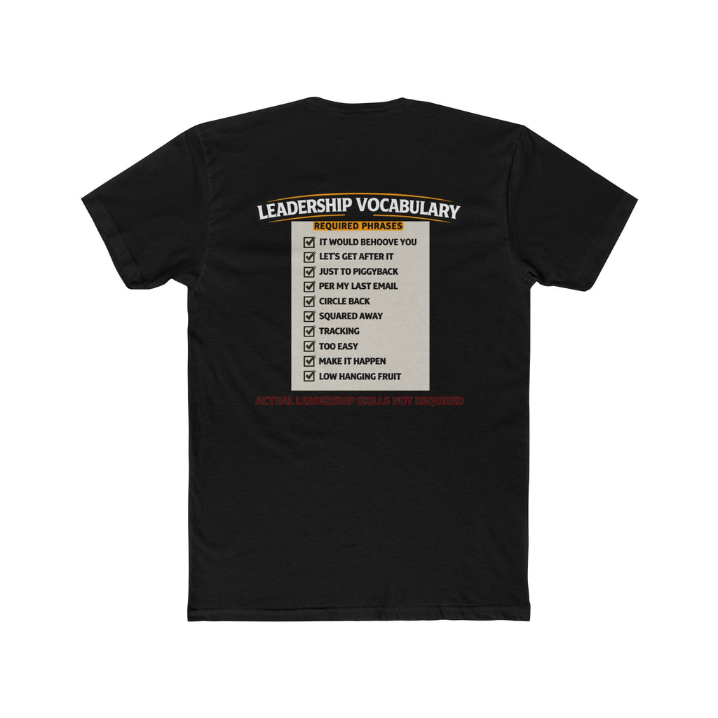Leadership Vocabulary Shirt Military Humor Funny Army Leadership Shirt Veteran Humor Graphic Tee