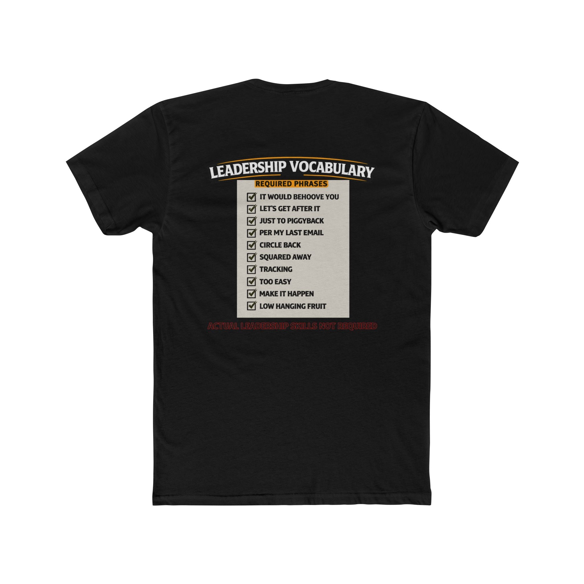 Leadership Vocabulary Shirt Military Humor Funny Army Leadership Shirt Veteran Humor Graphic Tee