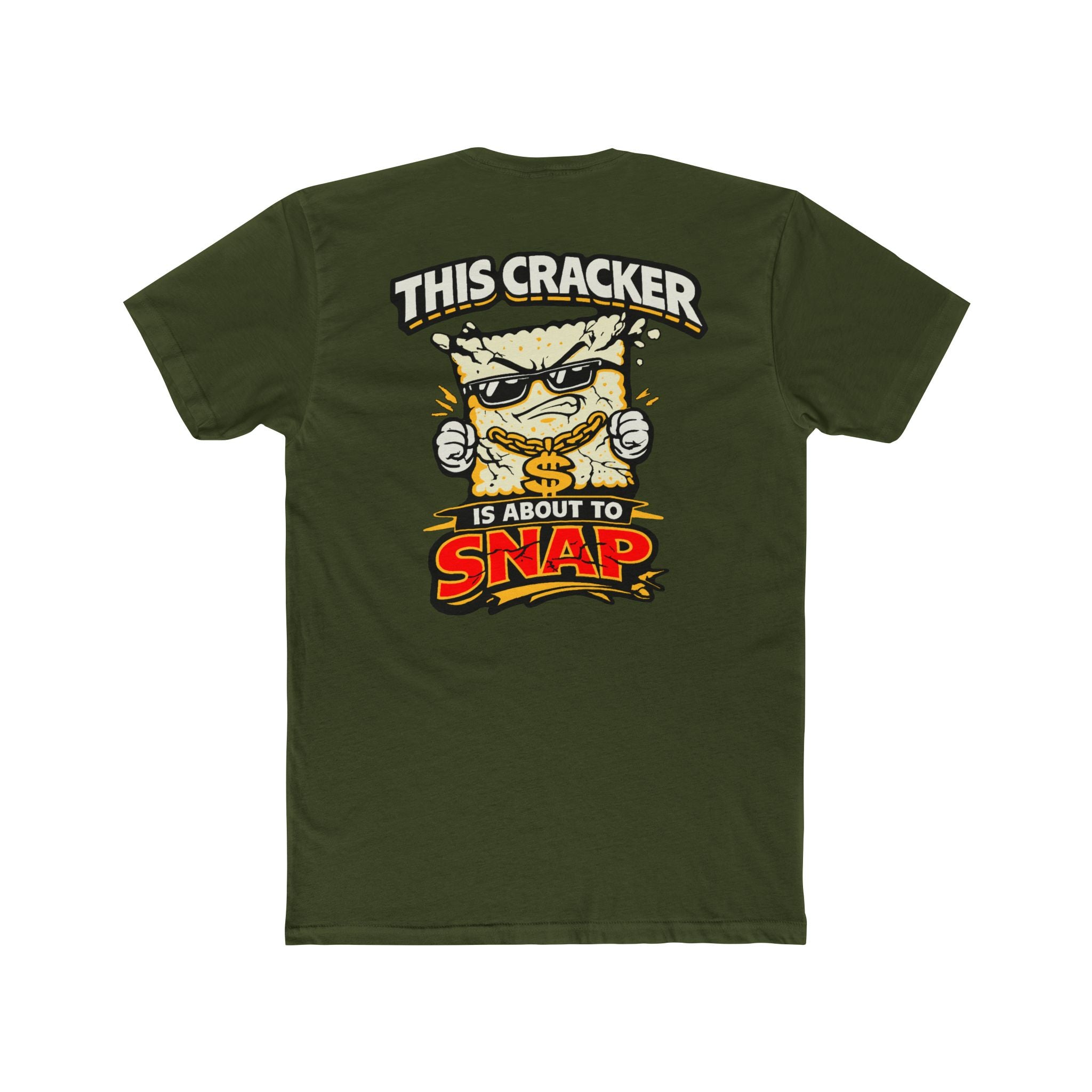 This Cracker Is About To Snap Funny Cracker Shirt Dark Humor Meme Graphic Tee Salty Humor Shirt