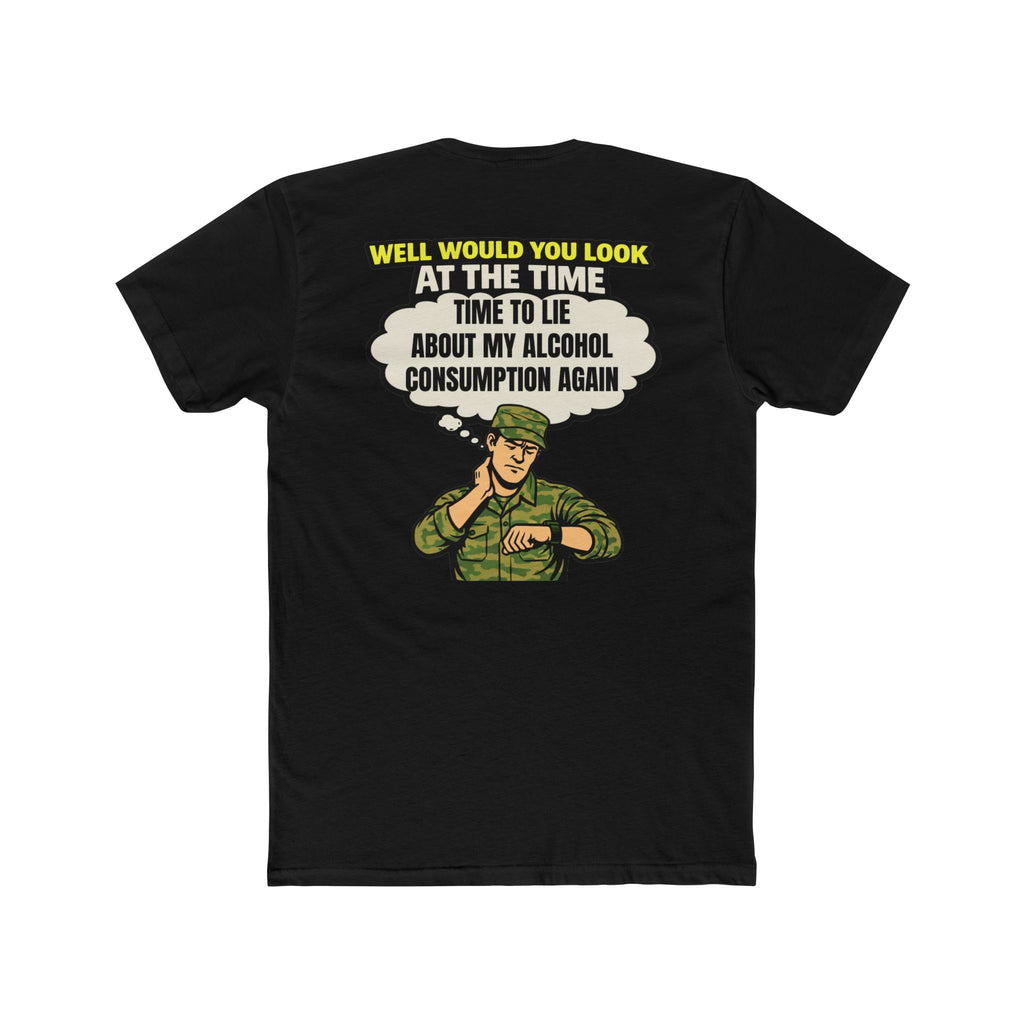 Military funny drinking shirt alcohol humor shirt humor shirt funny army tee sarcastic drinking shirt veteran humor tee party humor shirt edgy graphic tee