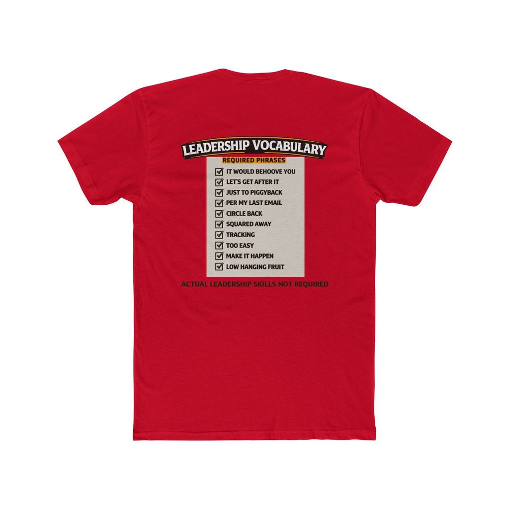 Leadership Vocabulary Shirt Military Humor Funny Army Leadership Shirt Veteran Humor Graphic Tee