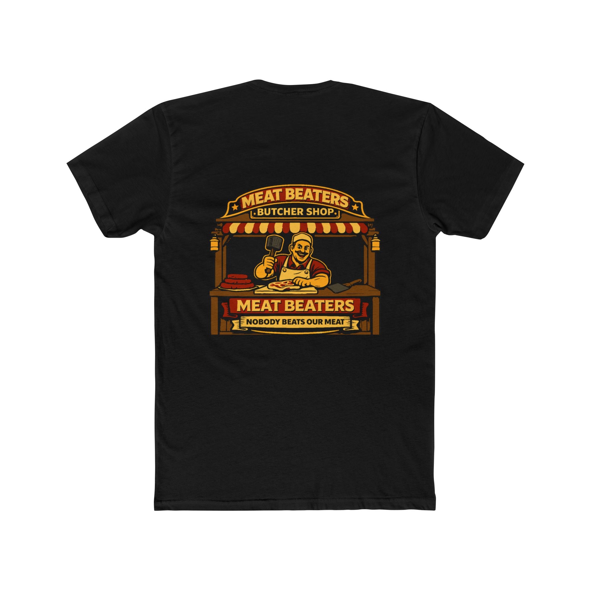 Chaos Mall Meat Beaters Retro Mall Parody Tee Funny  Shirt Dark Humor