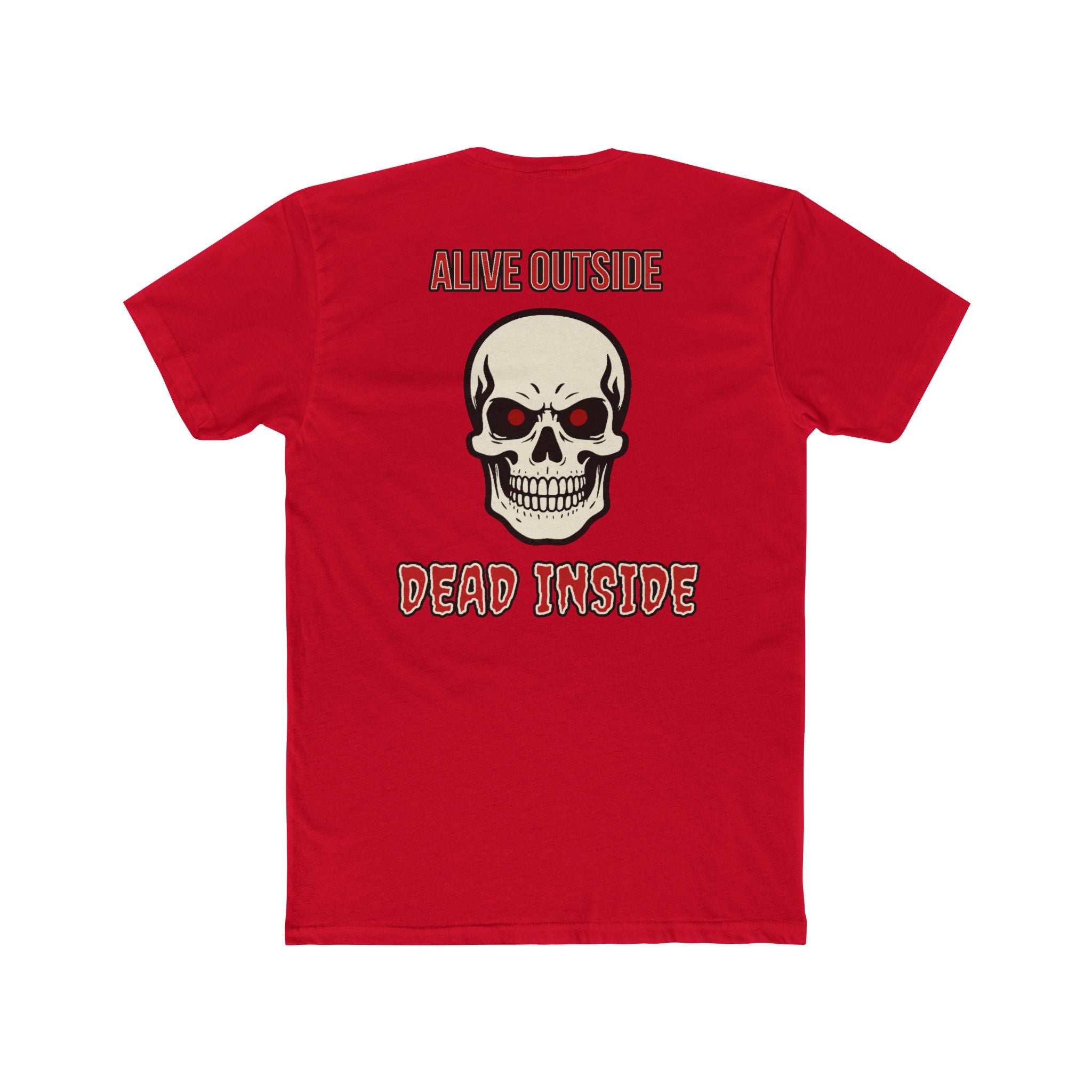 Alive Outside Dead Inside Shirt Dark Humor Graphic Tee Grim Reaper Skull Funny Sarcastic Shirt Gift For Introverts