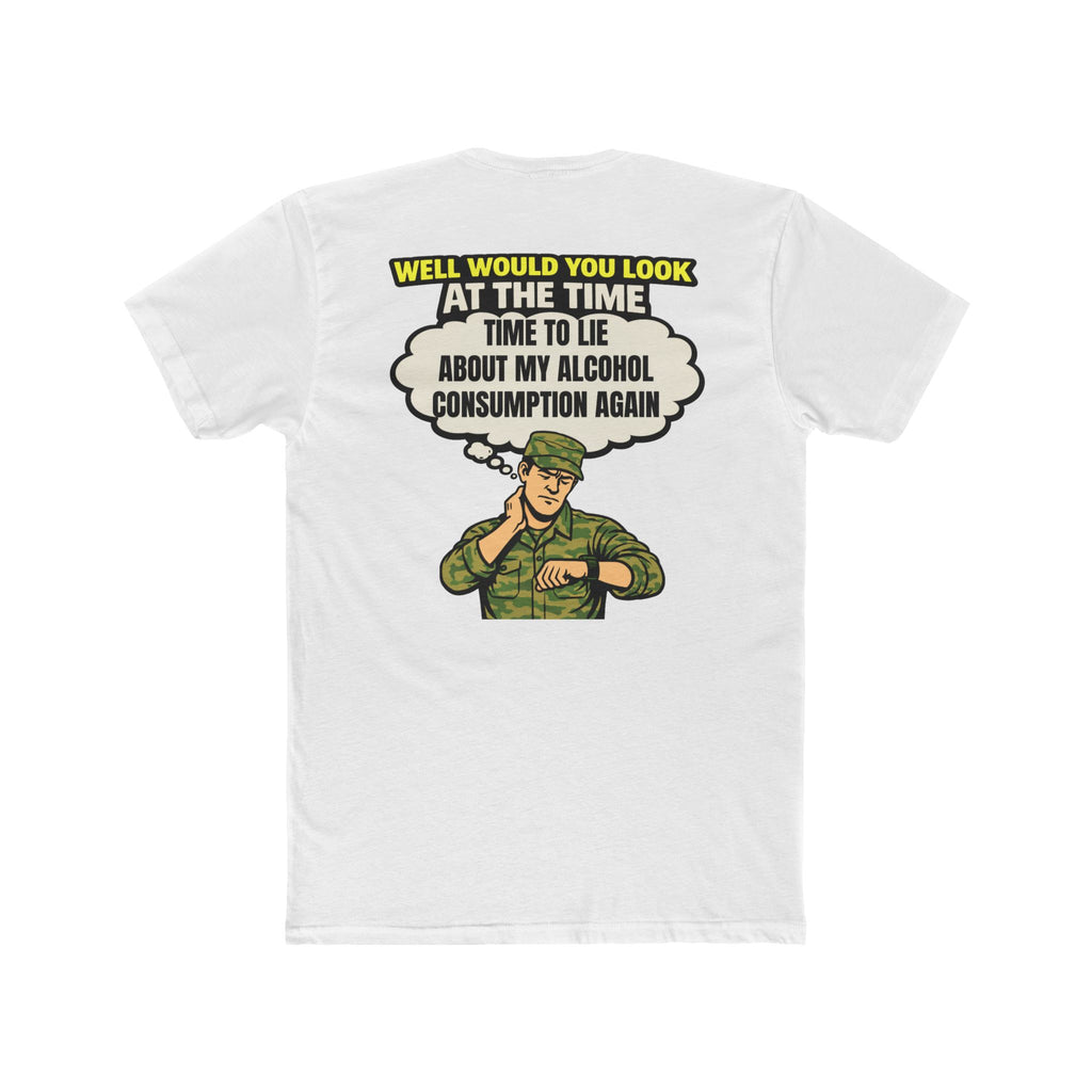 Military funny drinking shirt alcohol humor shirt humor shirt funny army tee sarcastic drinking shirt veteran humor tee party humor shirt edgy graphic tee