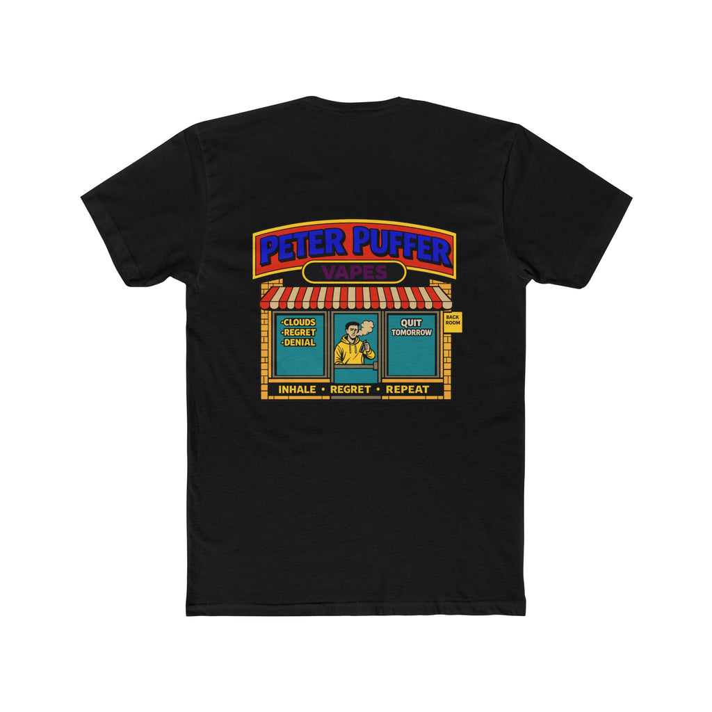 Peter puffer vapes shirt funny vape shirt chaos mall shirt parody store shirt dark humor tee sarcastic humor shirt funny graphic tee edgy humor shirt
