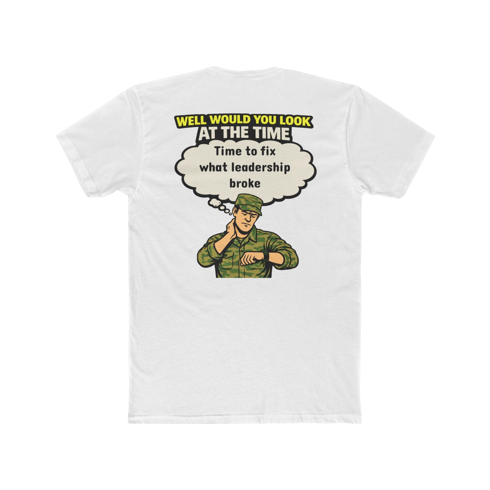 Military Humor Shirt Time To Fix What Leadership Broke Funny Army Shirt Veteran Humor Tee Dark Humor Military Gift Sarcastic Soldier Shirt