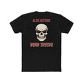 Alive Outside Dead Inside Shirt Dark Humor Graphic Tee Grim Reaper Skull Funny Sarcastic Shirt Gift For Introverts