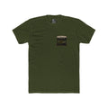 Northwoods Outdoor Supply Tee — American Flag Maine Pocket & Back Graphic