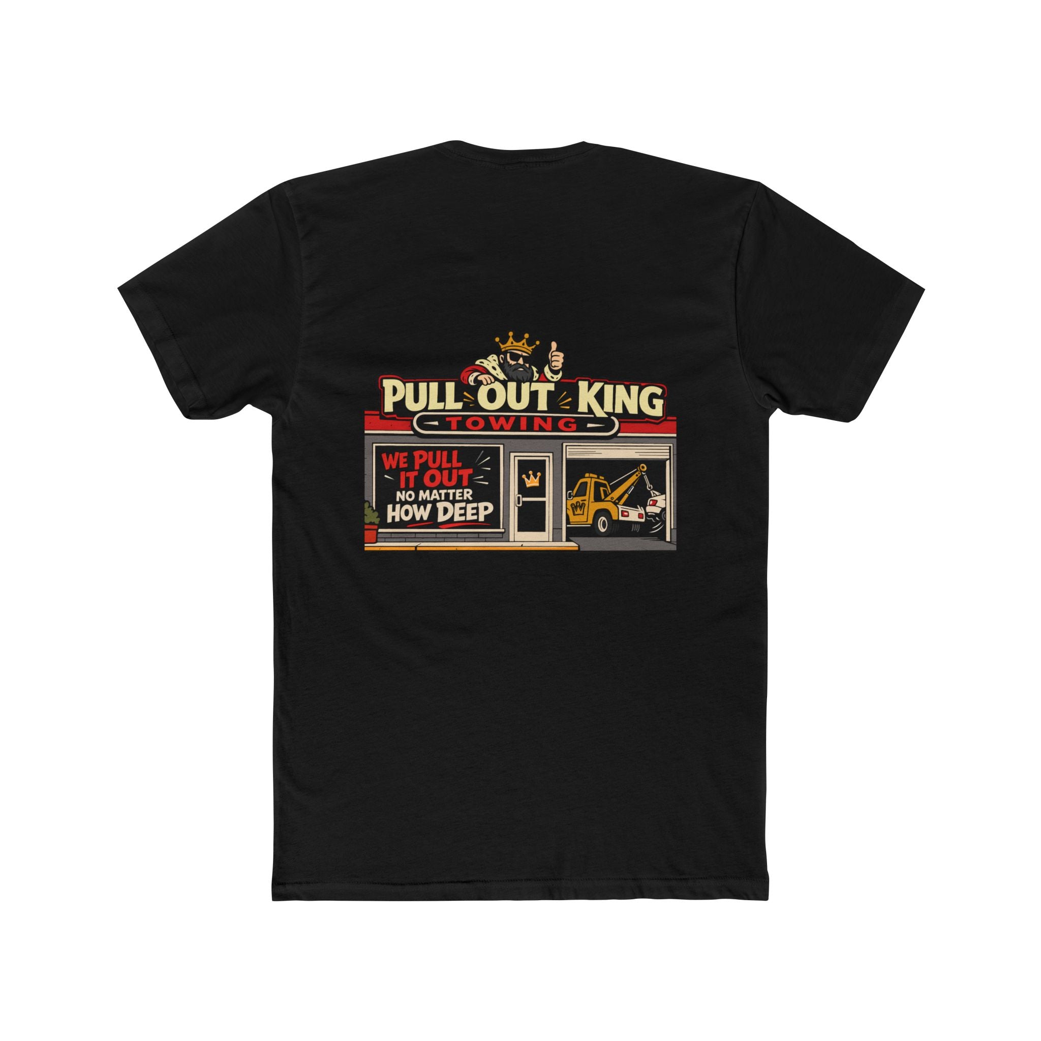 Chaos Mall Pull Out King Towing Funny Dark Humor Shirt Tow Truck Shirt Mechanic Humor Graphic Tee
