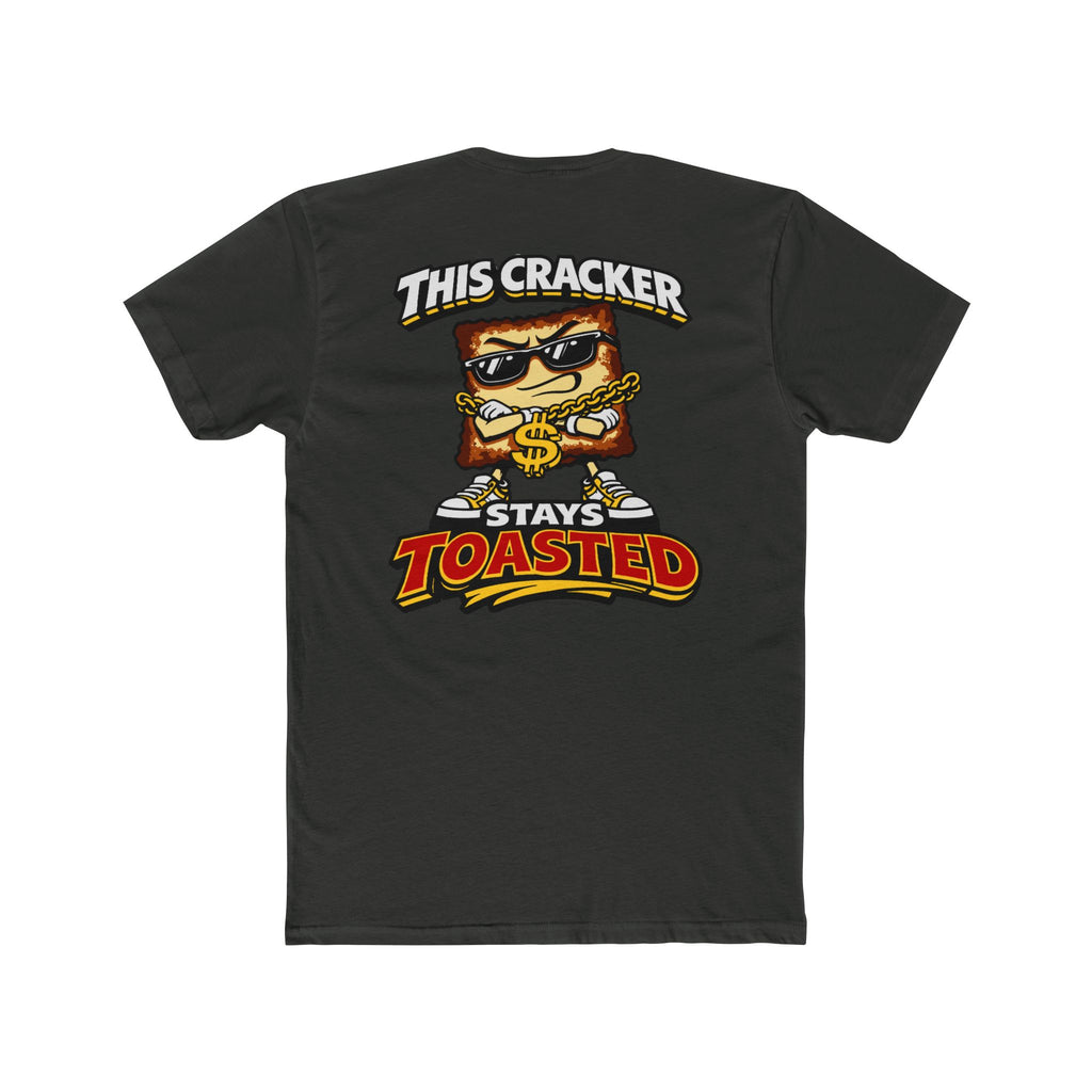 Funny Toasted Cracker Shirt Graphic Tee Streetwear Humor Cartoon Snack Shirt Edgy Funny Shirt Chaos Cracker Collection
