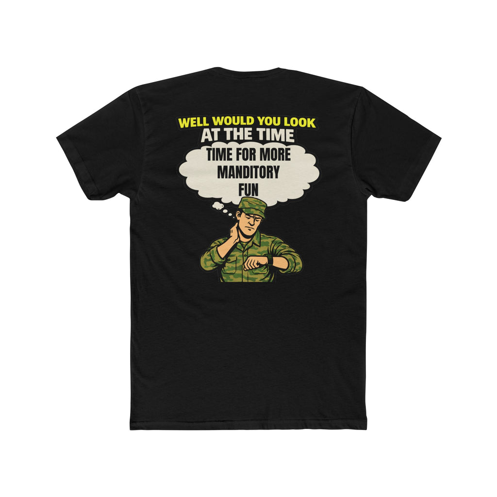 Mandatory fun shirt military humor shirt funny army shirt deployment humor tee dark humor sarcastic funny graphic tee veteran shirt