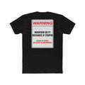 Warning Maintain 50 Ft Distance If Stupid Funny T-Shirt Sarcastic Shirt Dark Humor Graphic Tee Unisex